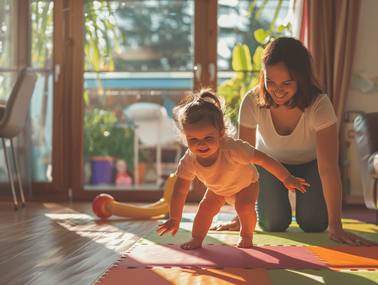 Physical therapy session